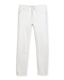 Chloe Stretch Skinny Jeans, Snow, Size 2-6