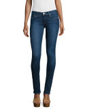 Stella Low-Rise Skinny Jeans, Inky Blue