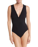 Josephine V-Neck One-Piece Swimsuit