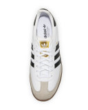 Samba Classic Leather Sneaker, White/Black/Gum