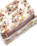 Gothisi Butterfly Fabric Buckle Clutch Bag, Multi