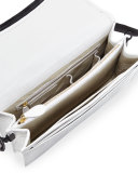 Crocodile Flap Shoulder Bag