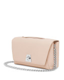 Leather Chain-Strap Flap Bag, Cordage