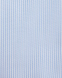 Rope-Stripe French-Cuff Dress Shirt, Blue