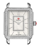 18mm Deco II Diamond Watch Head, Silver