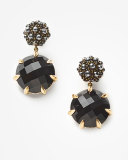 Osetra Hematine & Black Onyx Earrings