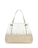 Medium Flow Wave Intrecciato Tote Bag