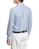Cape Glen Plaid Sport Shirt, Blue