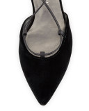 Gilligan Lace-Up d'Orsay Flat, Black