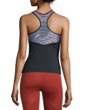 Deviate Two-Tone Sport Tank, Sahara/Black