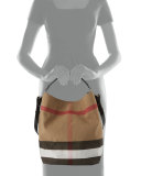 Susanna Medium Canvas/Calfskin Tote Bag, Cadmium