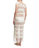 Waterlily Raven Crocheted Coverup Dress