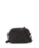 Girls' Soho Leather Messenger Bag, Black 