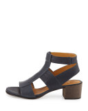 Teasel Leather City Sandal, Country Marino