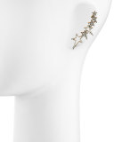 White Diamond Star Ear Cuff