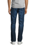 Graduate 11-Year Grand Tank Denim Jeans, Dark Indigo