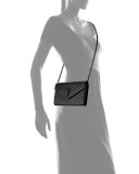 Monogram Matelassé Leather Wallet-on-Chain, Black