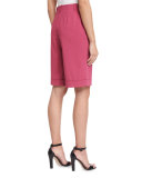 Rivington Pleated-Front Shorts, Sangaria  