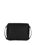 Medium Intrecciato Flap Tie-Front Shoulder Bag