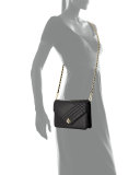 Kira Quilted Leather Crossbody Bag