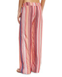 Angelica Striped Lounge Pants, Rose