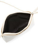 Multi-Pouch Calfskin Crossbody Bag, Pearl