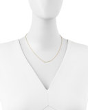 Cross & Single-Diamond Necklace