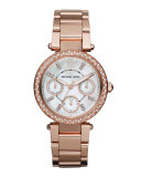  Mini-Size Parker Multi-Function Watch, Rose Golden