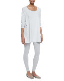 Stretch-Jersey Leggings, Plus Size