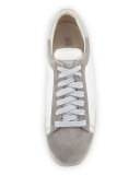 Men's Ares Suede & Canvas Running Sneaker