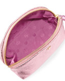Metallic Mini Domed Cosmetic Bag
