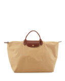Le Pliage Large Travel Tote Bag, Beige