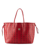 Liz Large Reversible Shopper Tote Bag, Ruby