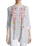 Jezabelle Embroidered Tunic Top