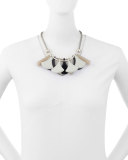Layered Fan Necklace, Multi