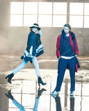Flannel Drop-Shoulder Coat, Poppy