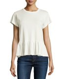 The Ruffle Washed Tee