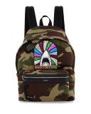 Men's Hunting Camouflage-Print Backpack, Khaki/Black/Multi