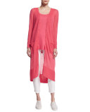 Scoop-Neck A-line Tank, Strawberry, Plus Size  