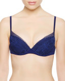 Myrta Lace Push-Up Bra, Dark Blue