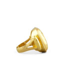 19k Gold Bee Cushion Ring