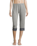 Nouveau Crop Lounge Pants, Heather Gray