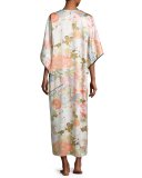Yuzen Drop-Sleeve Lounge Caftan, Antique