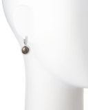 Tahitian Pearl & Diamond Drop Earrings