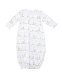 Noah's Ark Printed Pima Bib