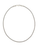 Sterling Silver Chain Necklace, 24"