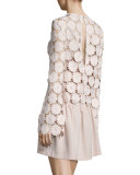 Floral Bell-Sleeve Minidress