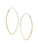 14K Large Expose Magic Hoop Earrings with Diamonds