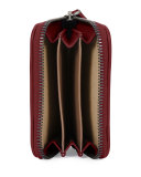 Intrecciato Mini Zip-Around Wallet/Coin Purse