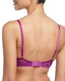 Feather Mesh Plunge Bra